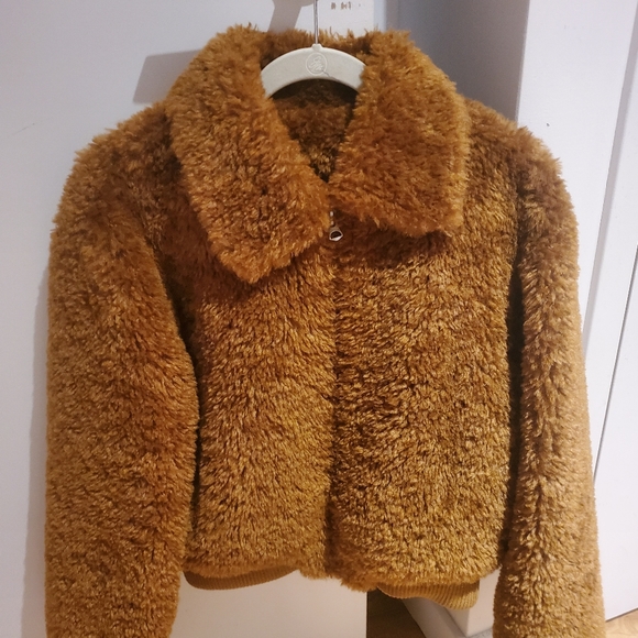 rag & bone Nikki Faux Sherling Bomber